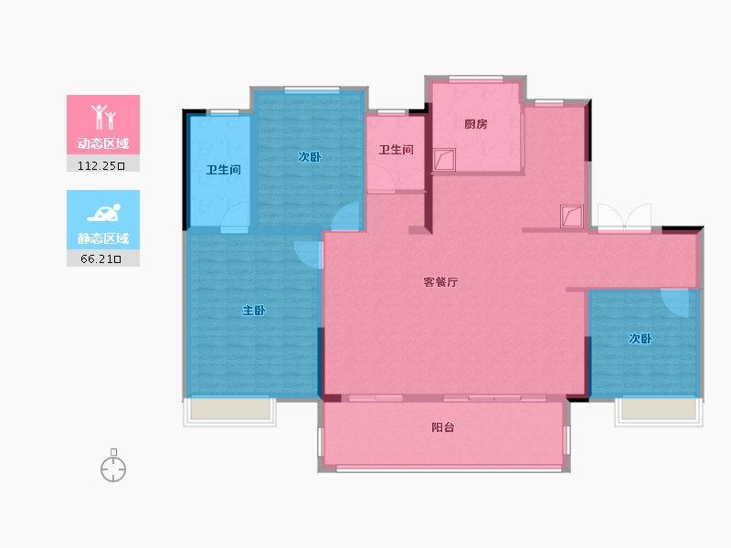 安徽省-阜阳市-保利颍州堂悦-163.20-户型库-动静分区