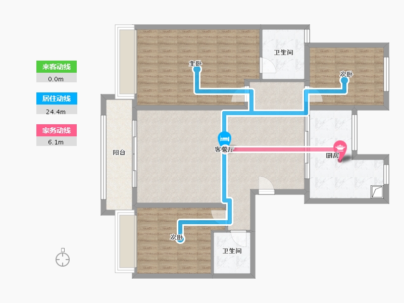 河北省-邢台市-邢台壹号院-115.20-户型库-动静线