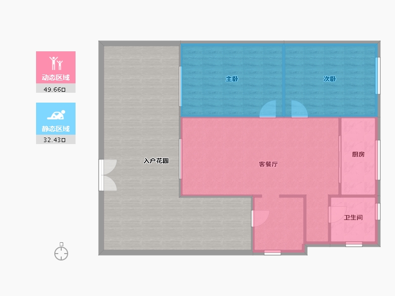 河北省-廊坊市-天洋城4代-南区-81.00-户型库-动静分区