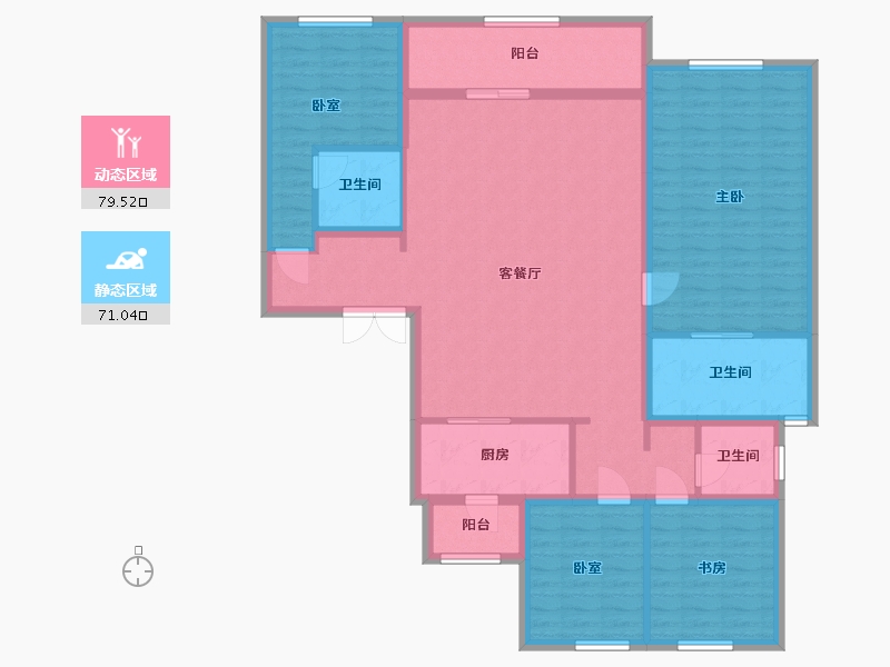 四川省-成都市-德商迎晖天玺-172.00-户型库-动静分区