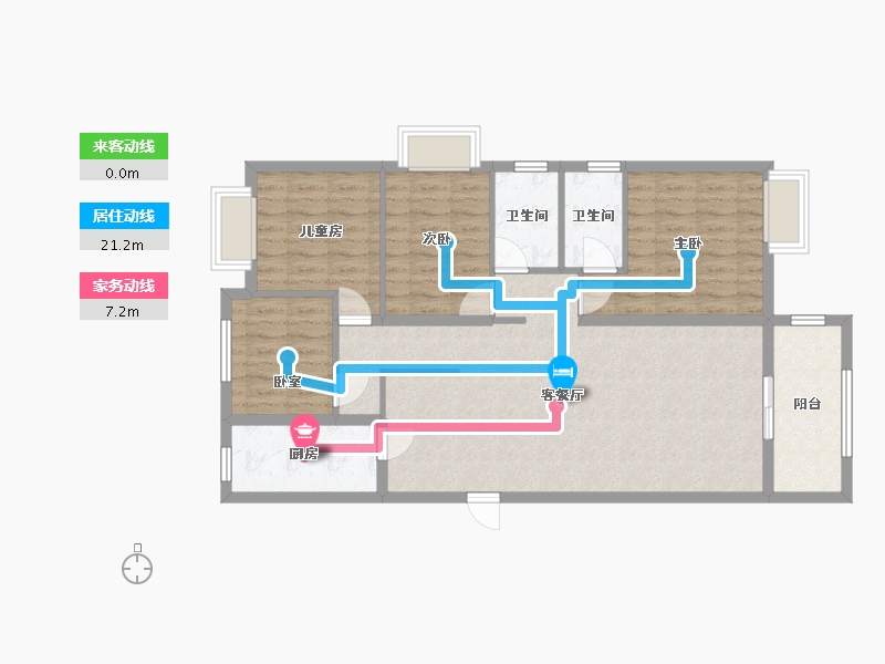 福建省-三明市-三远·大爱城-108.00-户型库-动静线