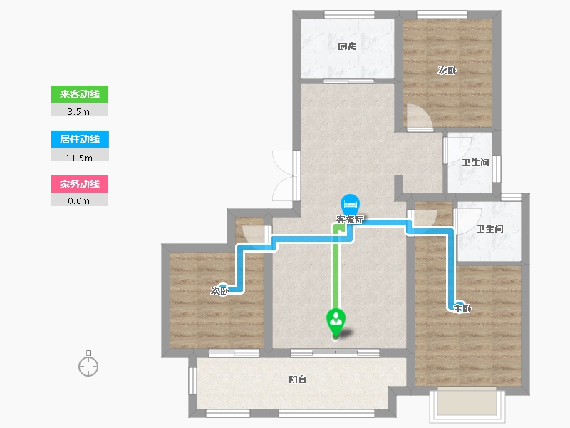 山东省-临沂市-新天地-100.00-户型库-动静线