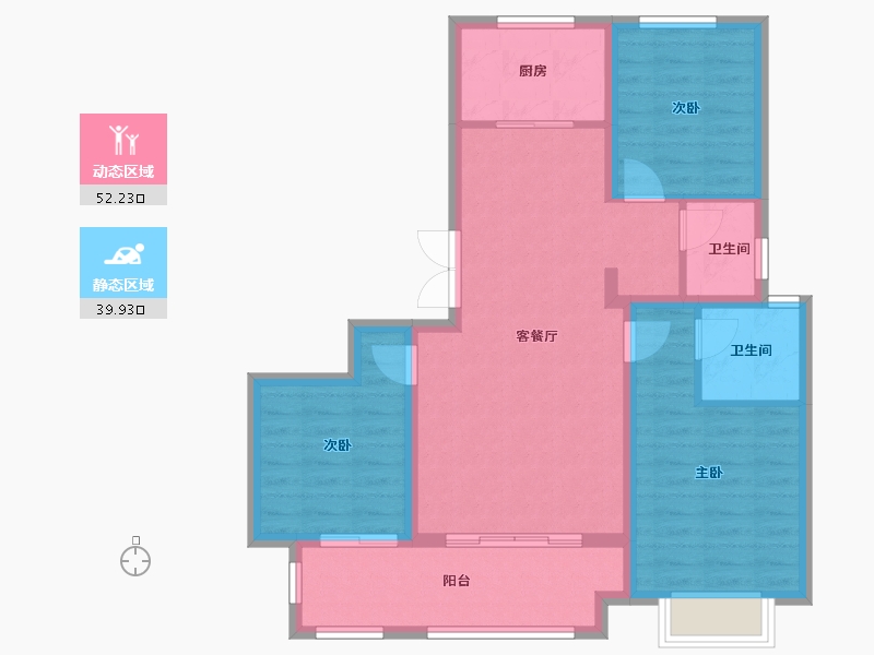 山东省-临沂市-新天地-100.00-户型库-动静分区