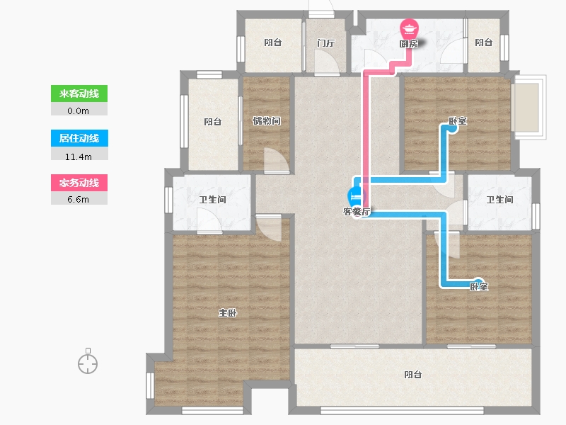 四川省-成都市-城投润城-112.80-户型库-动静线