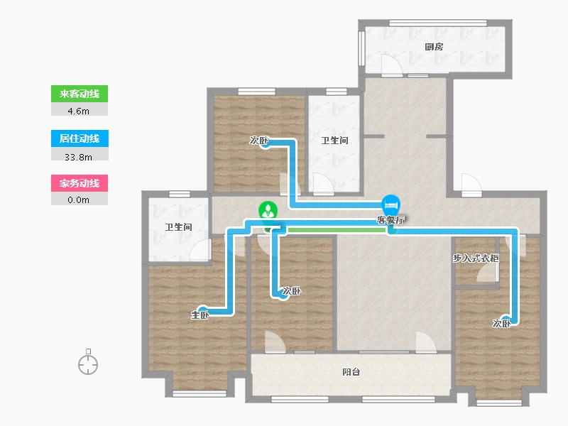 山东省-济南市-德润天玺-135.89-户型库-动静线