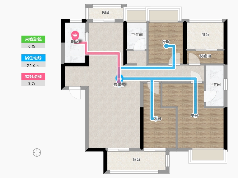 广东省-韶关市-外华府-96.00-户型库-动静线