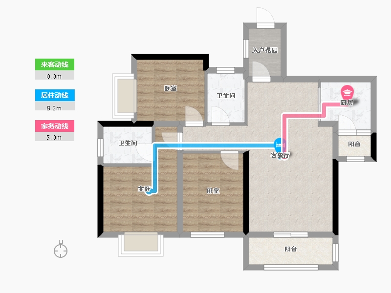 广西壮族自治区-柳州市-龙象城-81.60-户型库-动静线