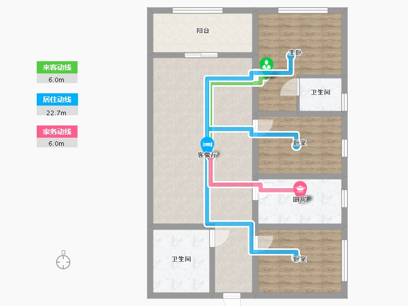 广东省-东莞市-明创-90.00-户型库-动静线