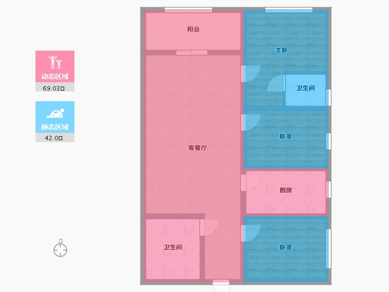 广东省-东莞市-明创-90.00-户型库-动静分区