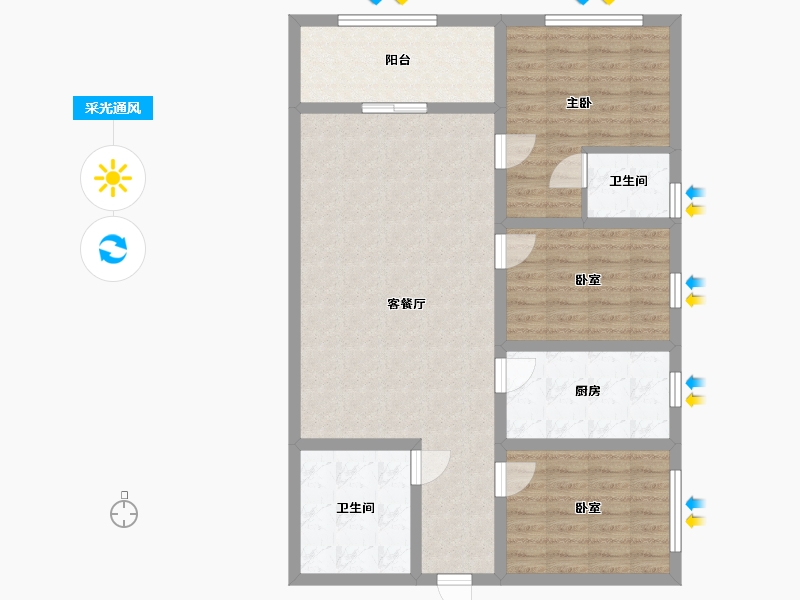 广东省-东莞市-明创-90.00-户型库-采光通风