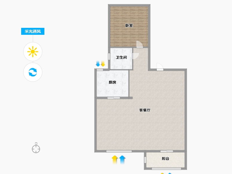 安徽省-黄山市-弘元新安郡-136.00-户型库-采光通风