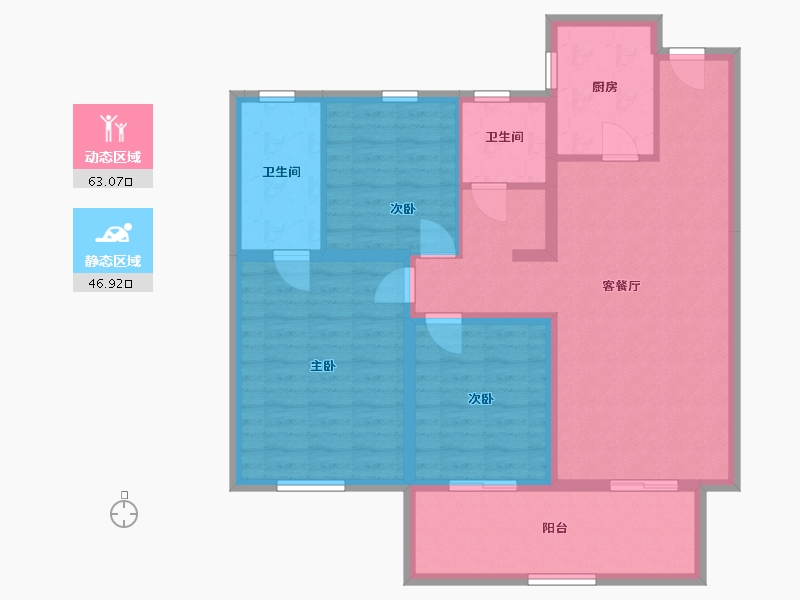 河南省-漯河市-华泰天地和-98.40-户型库-动静分区