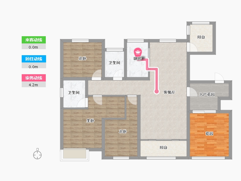 河南省-驻马店市-置地天中第一城上河苑-110.43-户型库-动静线