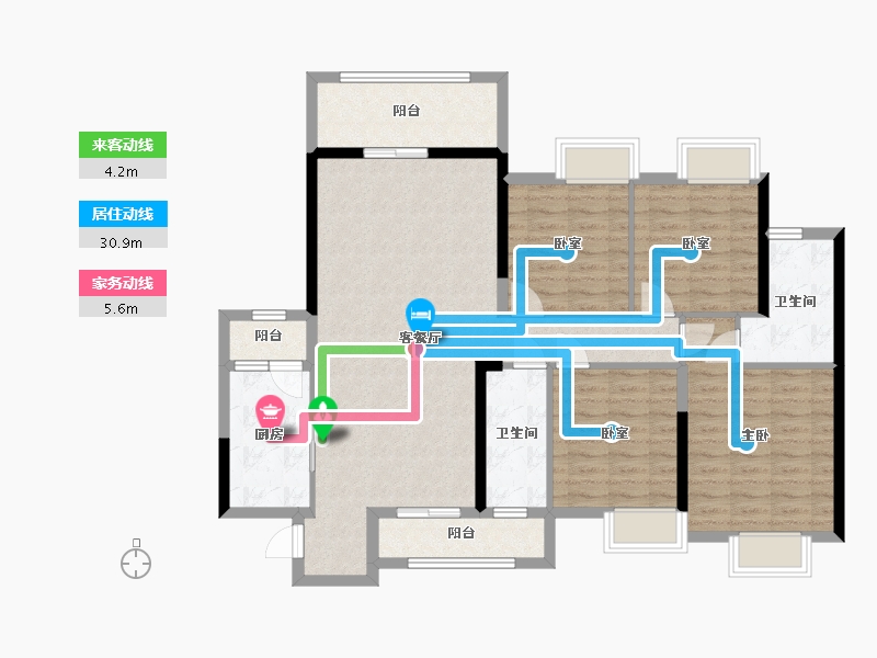 广东省-清远市-广英花园-119.47-户型库-动静线