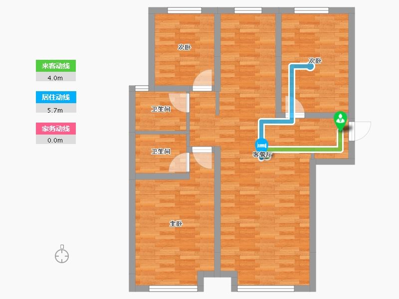 河北省-邢台市-皓顺壹号院北区-80.97-户型库-动静线