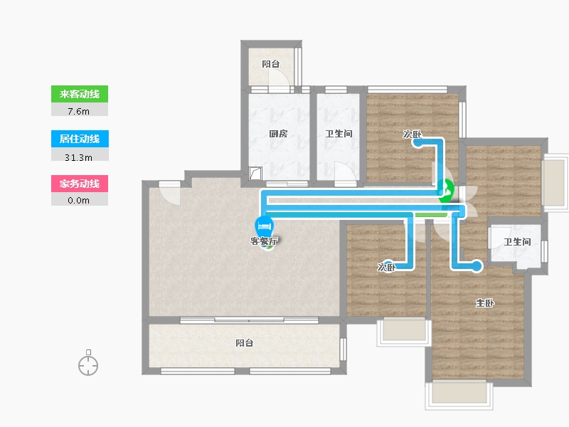 四川省-成都市-华府悦璟-108.00-户型库-动静线