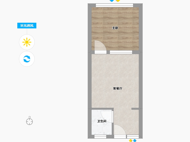 黑龙江省-鹤岗市-侨洲花园-25.66-户型库-采光通风