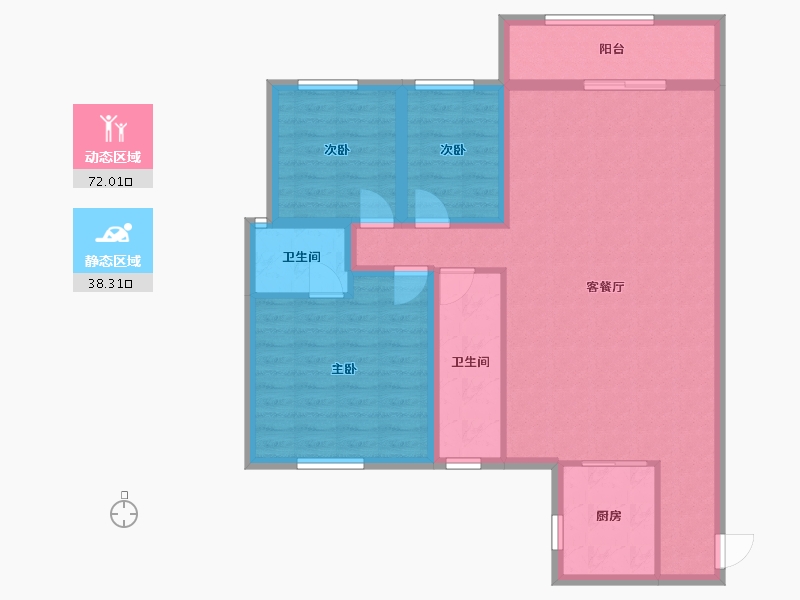 广东省-深圳市-豪峰园-99.16-户型库-动静分区