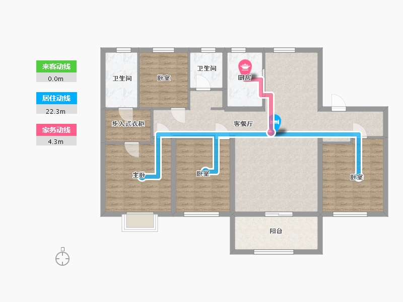 山东省-济宁市-三发尚城-124.80-户型库-动静线