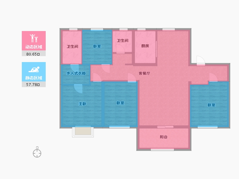 山东省-济宁市-三发尚城-124.80-户型库-动静分区