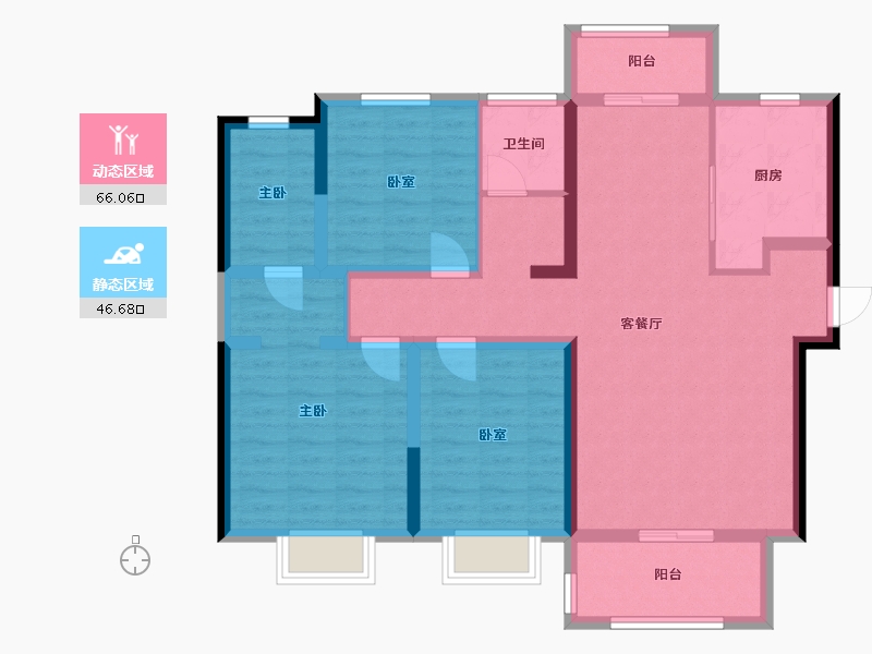 河南省-商丘市-绿地五期-100.00-户型库-动静分区