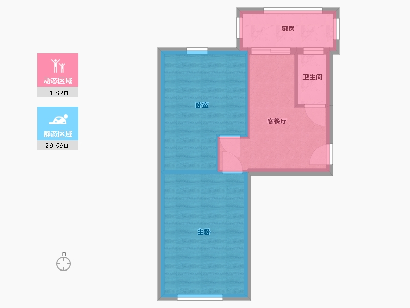 天津-天津市-佳园南里-46.40-户型库-动静分区