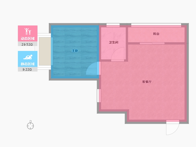 广东省-深圳市-长城盛世家园一期-34.57-户型库-动静分区