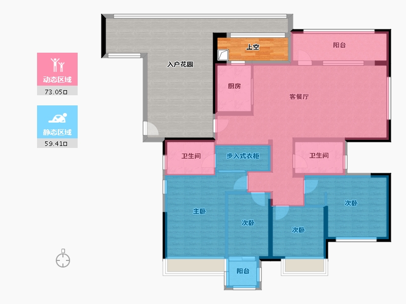 广东省-深圳市-万科第五园-180.00-户型库-动静分区