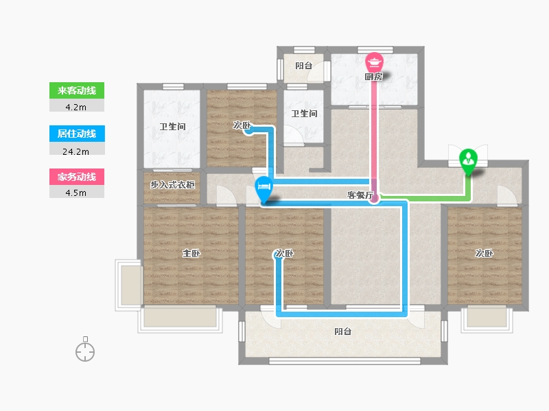 山东省-潍坊市-海珀苑-133.60-户型库-动静线