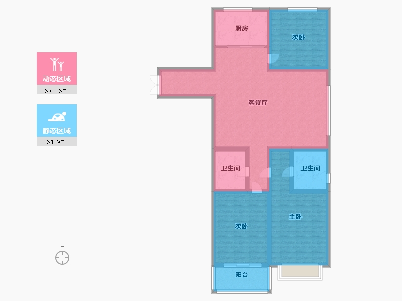 河北省-张家口市-境门御府-112.18-户型库-动静分区