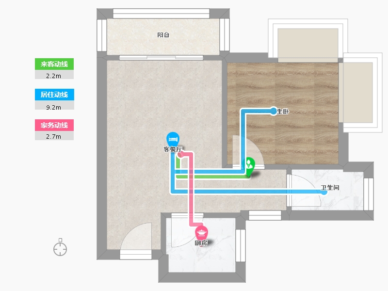 广东省-深圳市-TT国际公寓-28.06-户型库-动静线