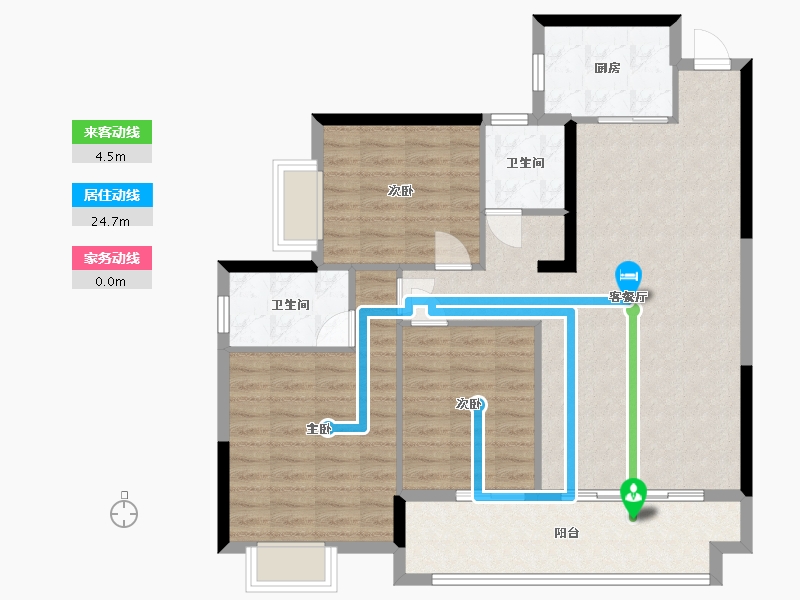 广西壮族自治区-来宾市-东方城-96.00-户型库-动静线