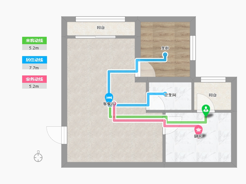 广东省-深圳市-青莲公寓-39.00-户型库-动静线