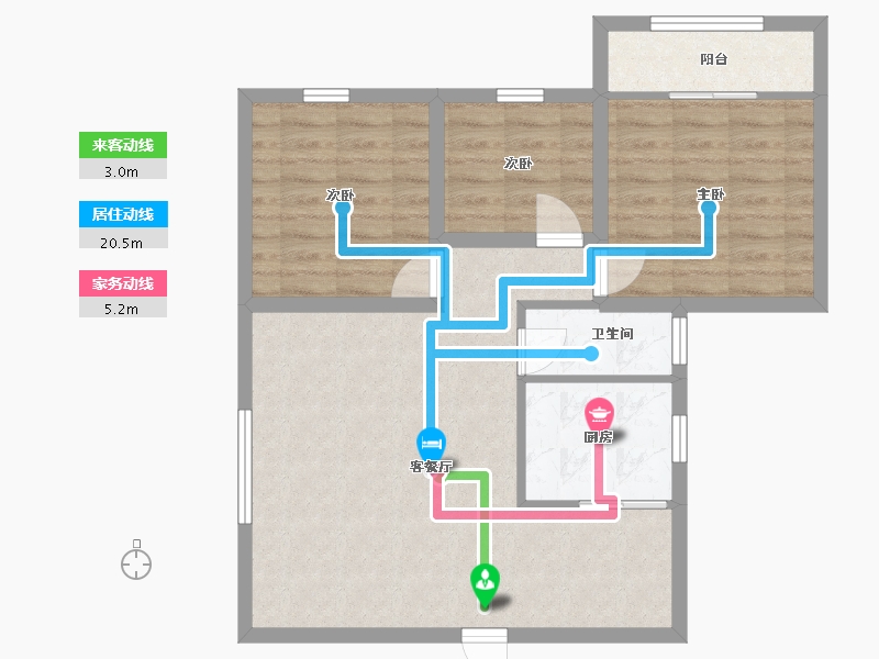 广东省-深圳市-香蜜二村-73.18-户型库-动静线