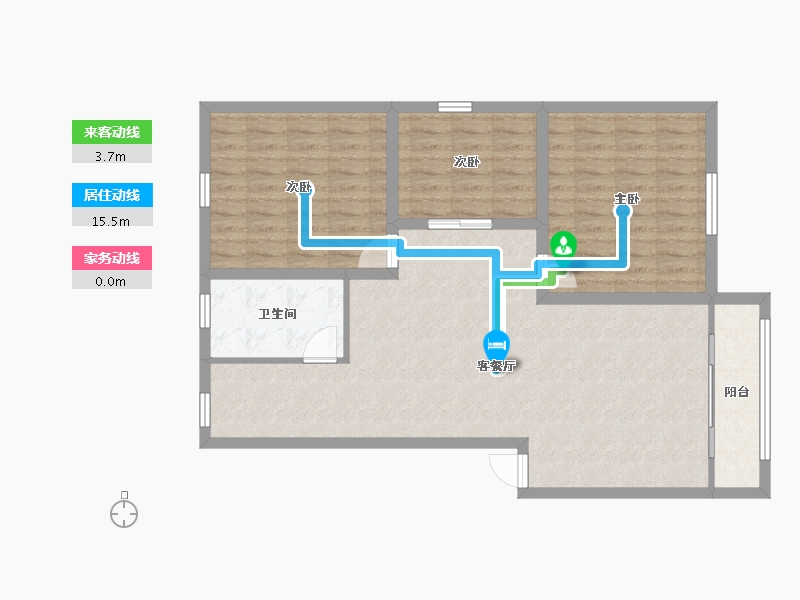 广东省-深圳市-香蜜二村-95.33-户型库-动静线