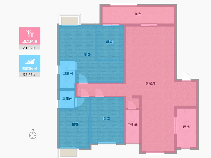 广东省-韶关市-外滩华府-125.79-户型库-动静分区