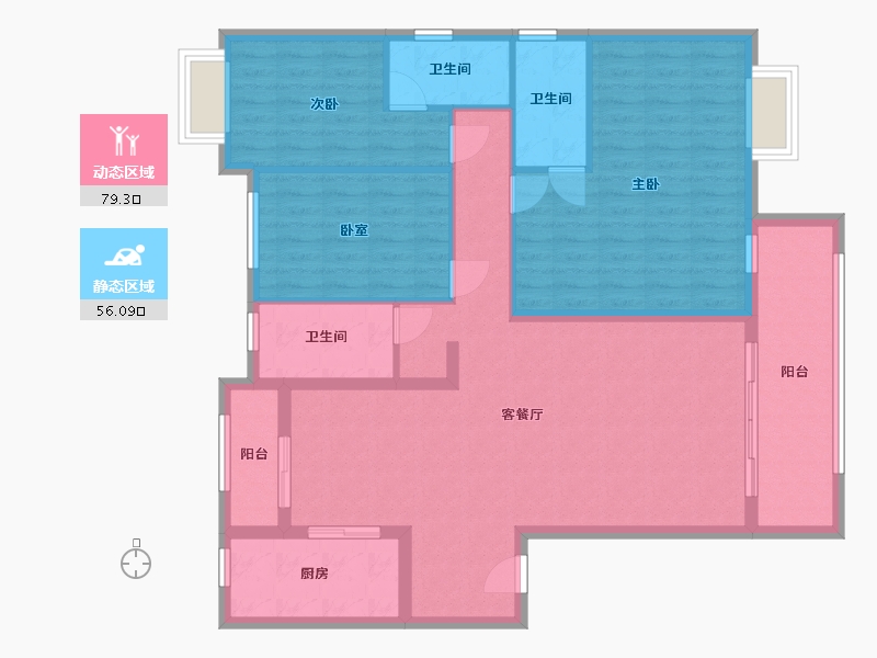 广东省-韶关市-外滩华府-125.79-户型库-动静分区