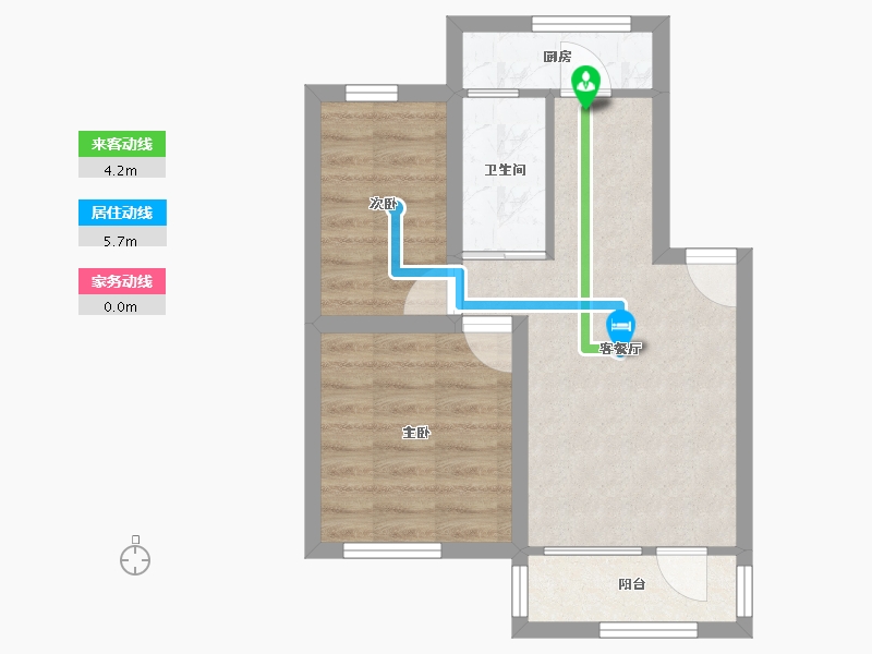 广东省-深圳市-香蜜新村-46.06-户型库-动静线