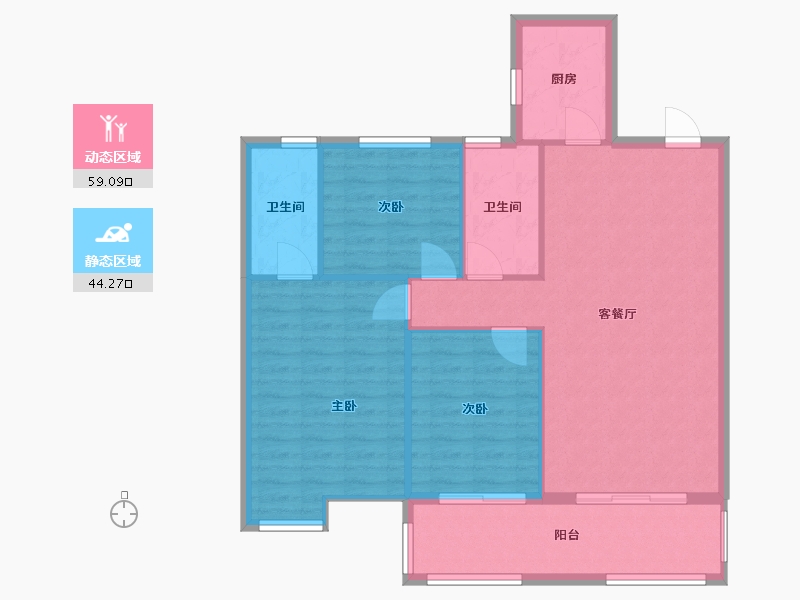 河南省-平顶山市-美好生活家园-94.40-户型库-动静分区