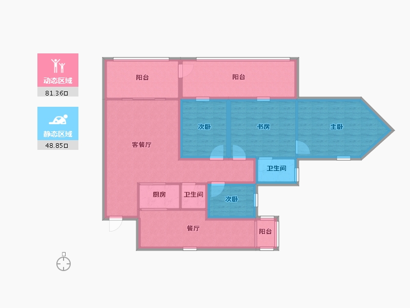 广东省-深圳市-香雅园-116.10-户型库-动静分区