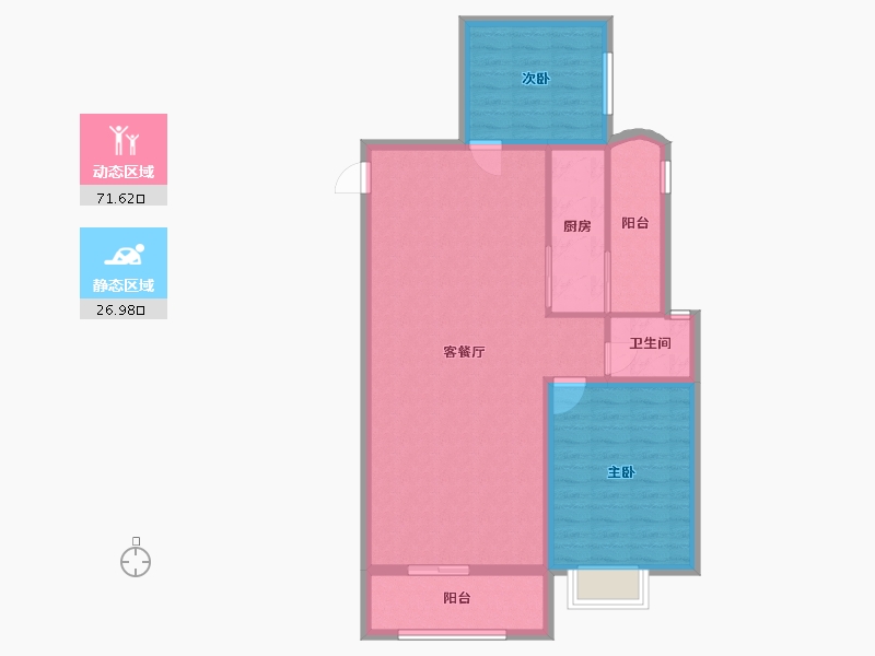 广东省-深圳市-嘉园-89.40-户型库-动静分区