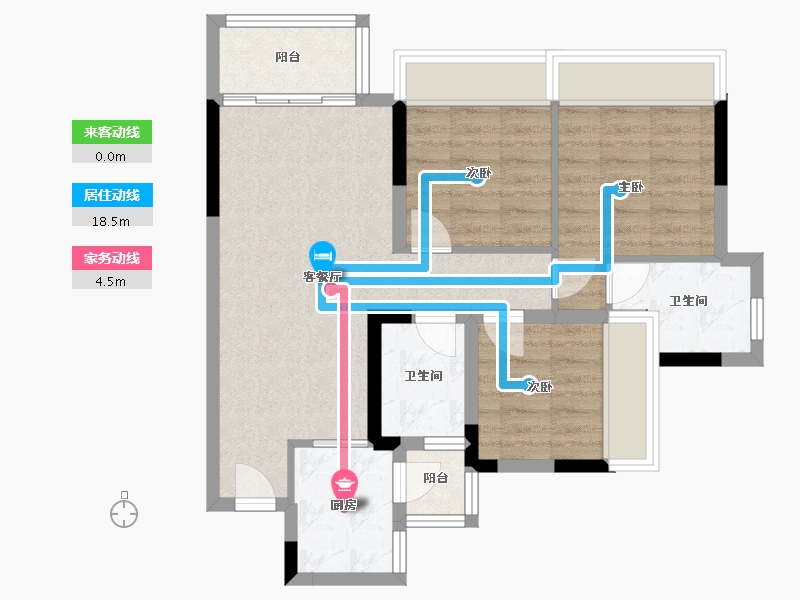 四川省-绵阳市-蜀崛禧悦-73.01-户型库-动静线