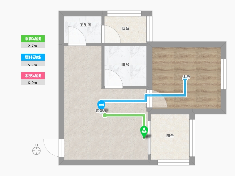 广东省-深圳市-青莲公寓-35.58-户型库-动静线