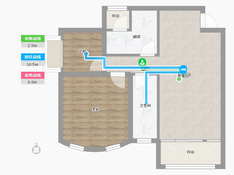 广东省-深圳市-景秀年华家园-57.83-户型库-动静线