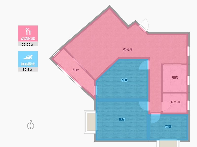 广东省-深圳市-聚豪园-79.82-户型库-动静分区