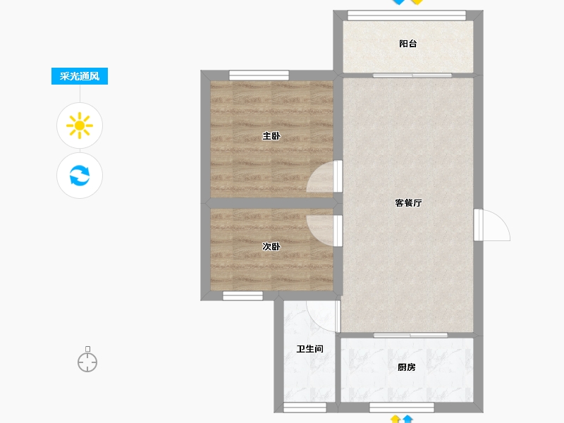 广东省-深圳市-特发小区-50.00-户型库-采光通风