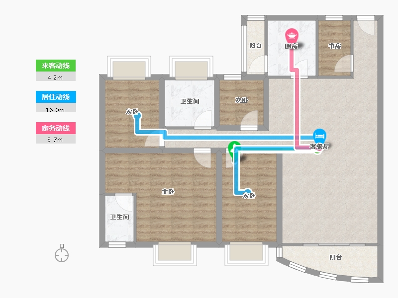 广东省-深圳市-聚豪园-106.71-户型库-动静线