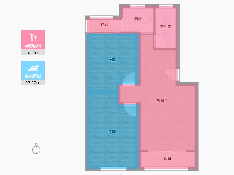 广东省-深圳市-景新花园-58.27-户型库-动静分区