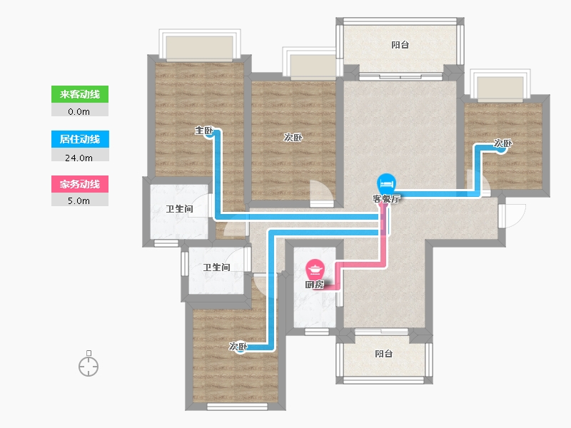 广东省-肇庆市-锦绣山河-111.20-户型库-动静线