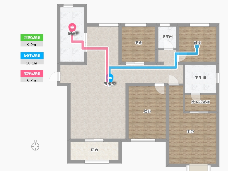 福建省-福州市-潭中佳苑-120.00-户型库-动静线